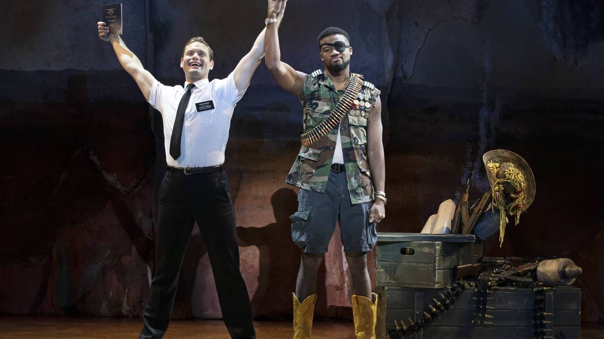 Sam McLellan and Dewight Braxton Jr. star in 'The Book of Mormon' North American Tour coming to Philadelphia October 1-6, 2024.