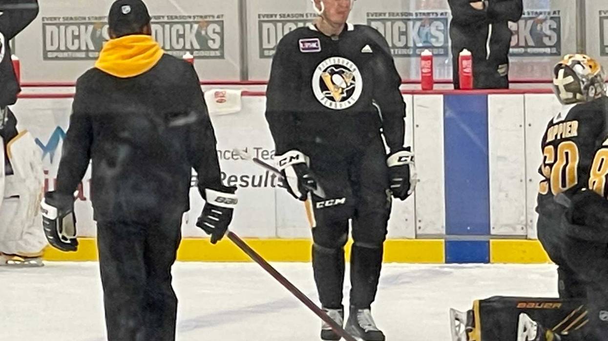 Sam Poulin on the ice
