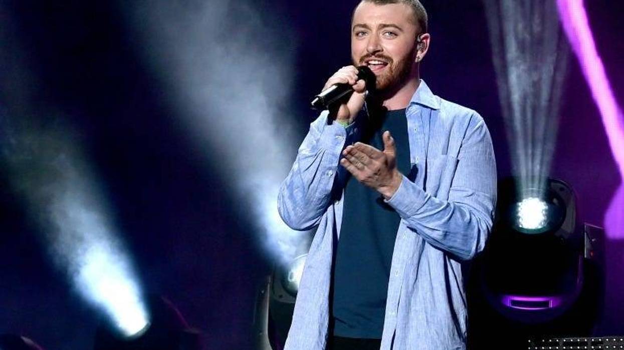Sam Smith performs onstage during the Disclosure show on day 2 of the 2016 Coachella Valley Music & Arts Festival Weekend 1