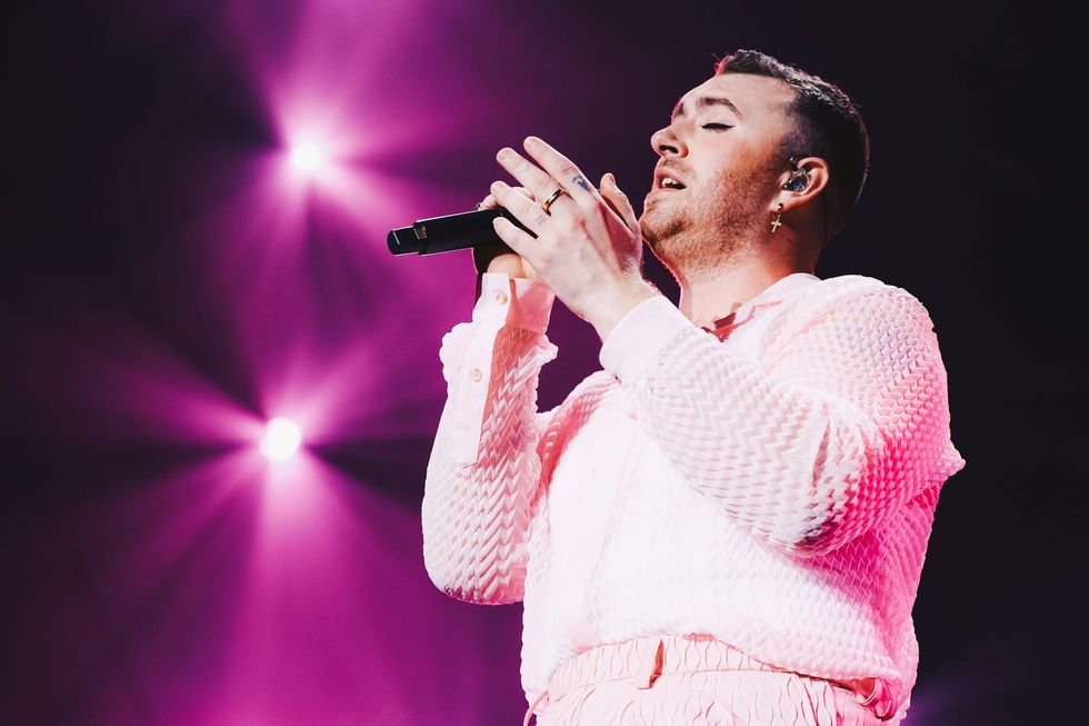 Sam Smith is serving floral delights with their new ‘Love Goes’ Instagram filter