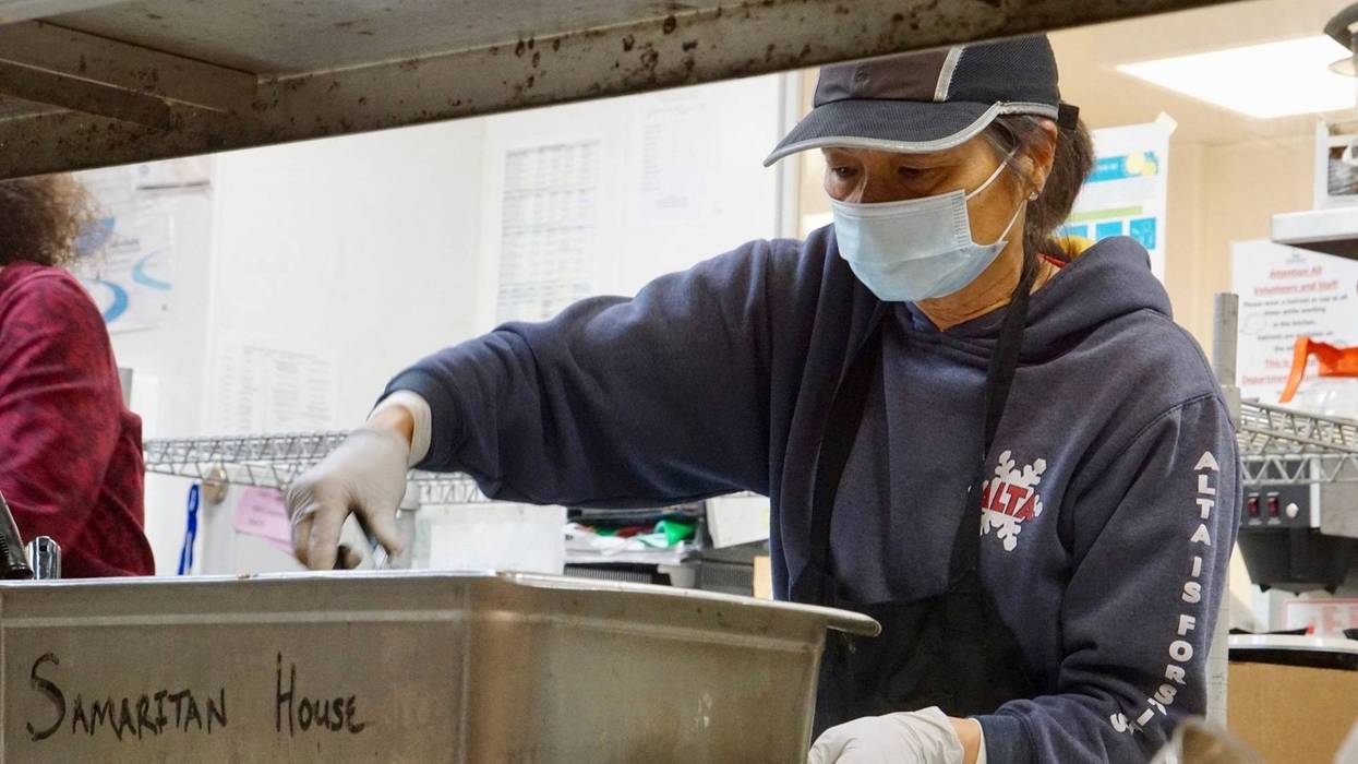 Samaritan House volunteer, Rita