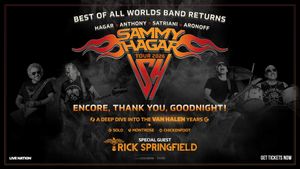 Sammy Hagar with special guest Rick Springfield