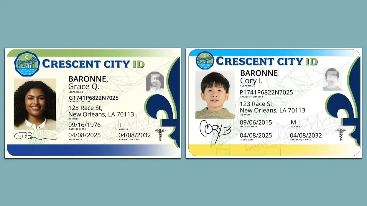 Samples of the Crescent City ID