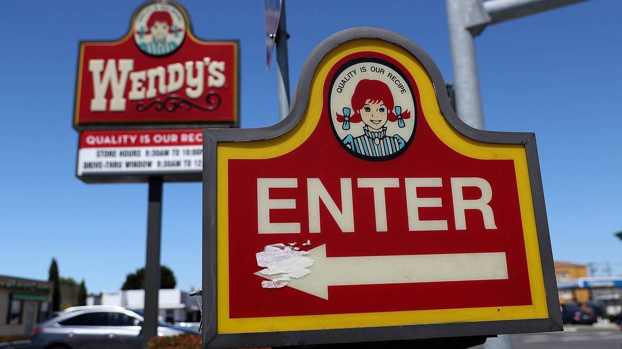 SAN BRUNO, CA - AUGUST 10: A sign is posted in front of a Wendy's restaurant on August 10, 2016 in San Bruno, California. Wendy's reported a 22% decline in second quarter earnings with revenue of $382.7 million compared to $489.5 million one year ago.