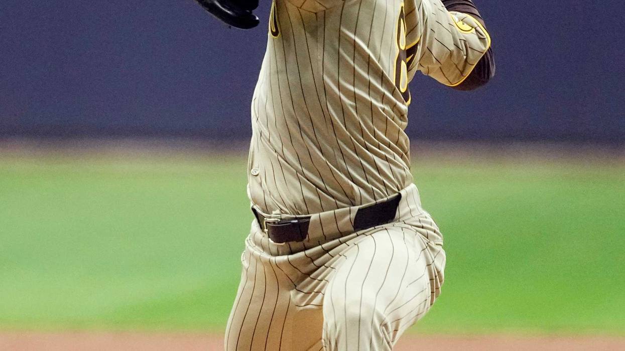 San Diego Padres pitcher Dylan Cease (84) throws a pitch during the first inning against the Milwaukee Brewers at American Family Field.