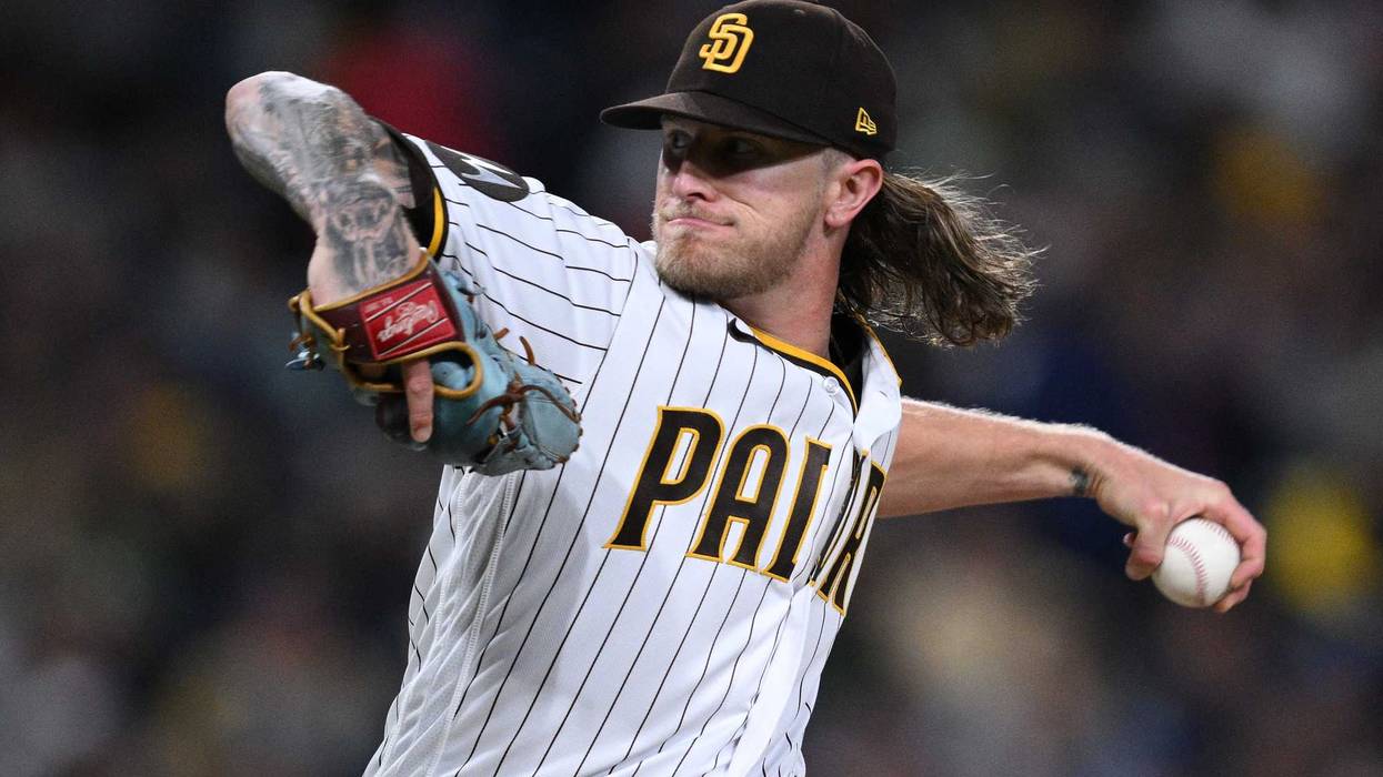 San Diego Padres relief pitcher Josh Hader (71) throws a pitch against the New York Mets