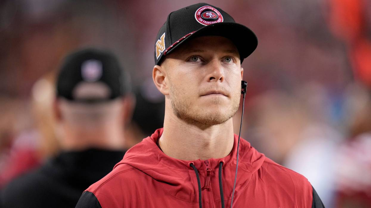 San Francisco 49ers running back Christian McCaffrey