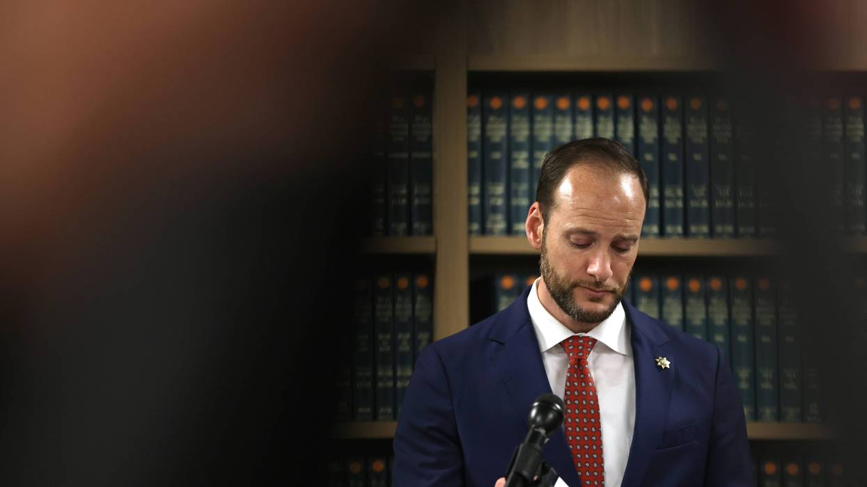 San Francisco District Attorney Chesa Boudin speaks during a news conference on May 10, 2022 in San Francisco, California.
