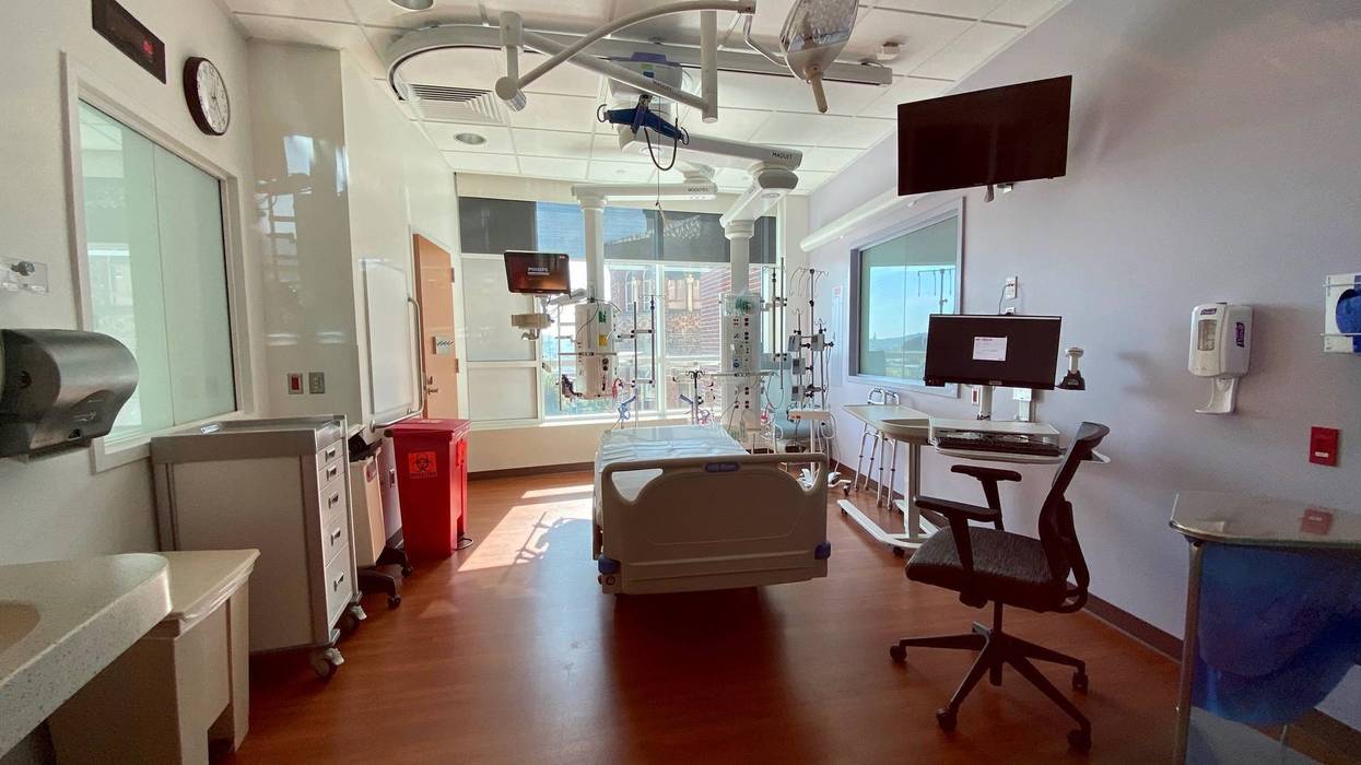 San Francisco General Hospital said Feb. 20, 2020 that potential patients with coronavirus would be treated in isolation rooms like this one.