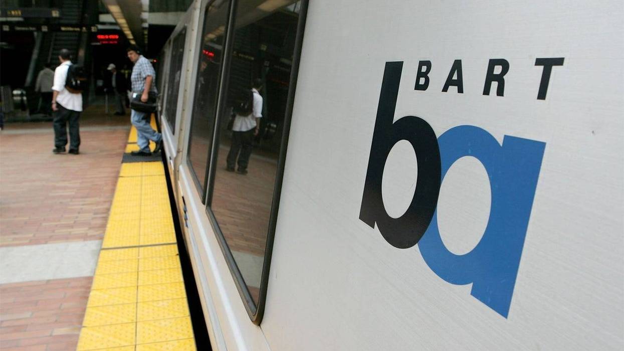 SAN FRANCISCO - JULY 05: Commuters walk off of a Bay Area Rapid Transit (BART) train July 5, 2005 in San Francisco, California. With a strike deadline looming at the end of the July 5, BART management and union representatives are trying to hammer out a c