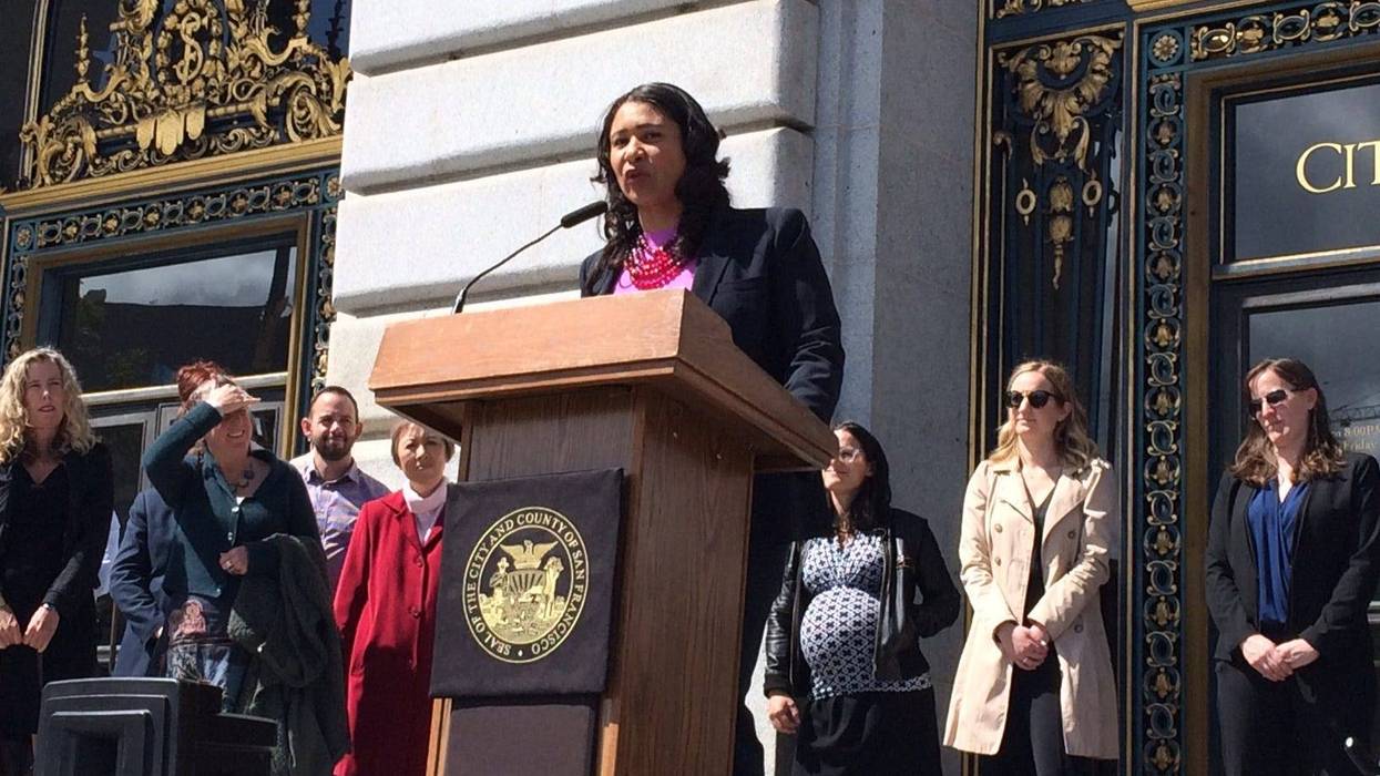 San Francisco Mayor London Breed on April 16, 2019.