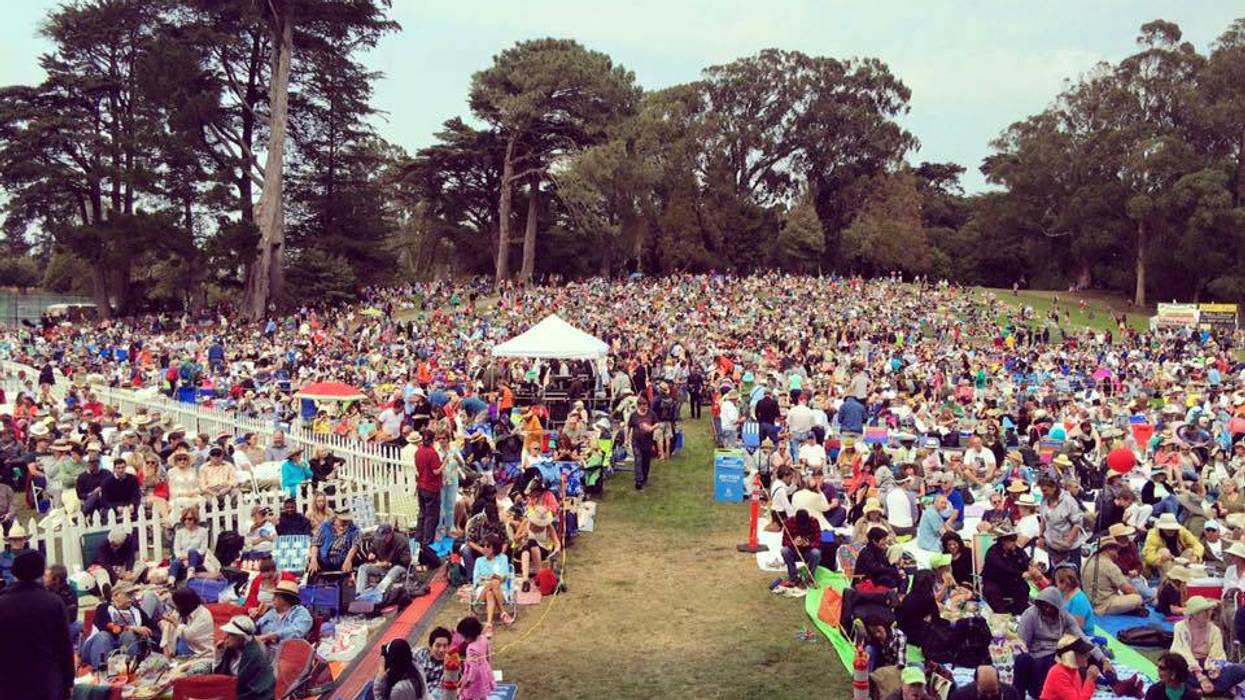 San Francisco Opera annually holds a free concert in Golden Gate Park.