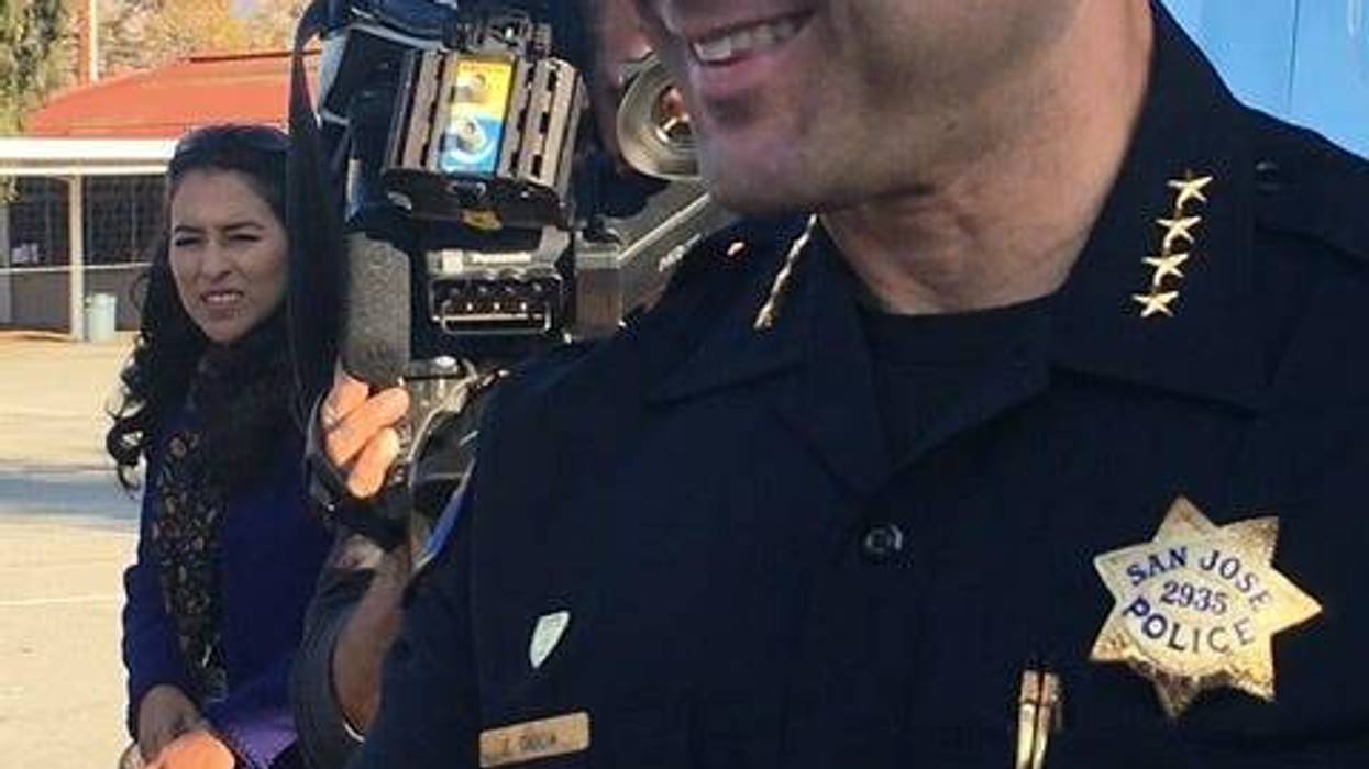 San Jose Police Chief Eddie Garcia
