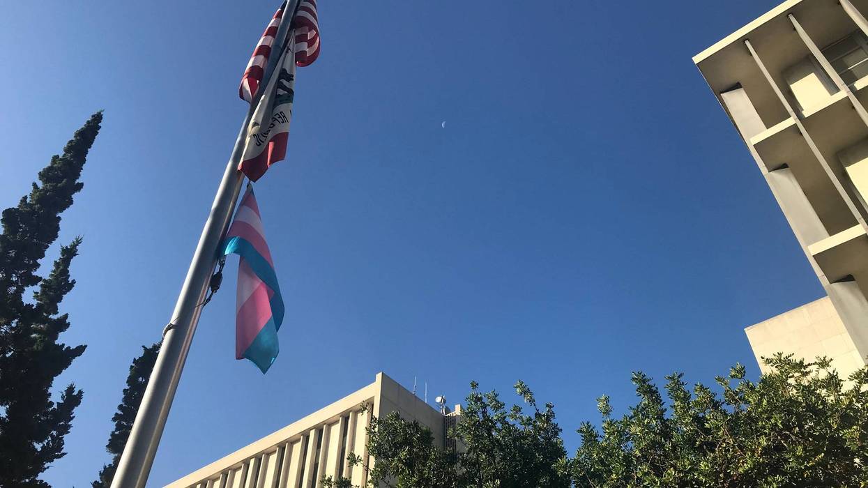 San Mateo County Raises Transgender Flag to Mark Day of Remembrance
