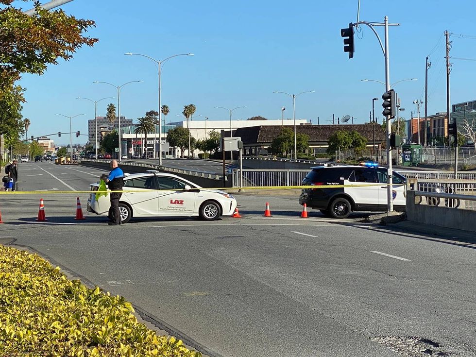 San Mateo police are conducting an investigation in connection with a “suspicious death” at a SamTrans bus stop Saturday morning.