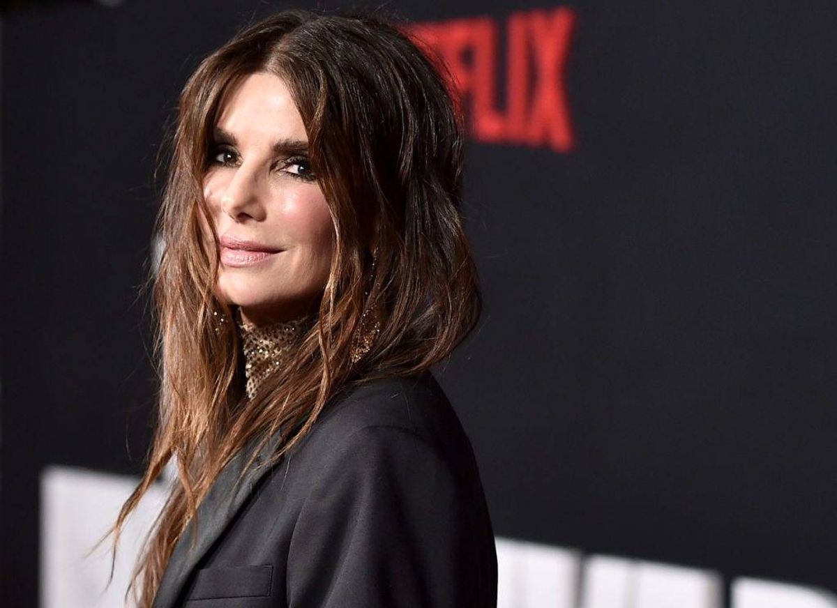 Sandra Bullock attends the Los Angeles premiere of Netflix's "The Unforgivable" at DGA Theater Complex on November 30, 2021 in Los Angeles, California