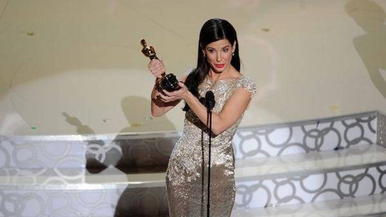 Sandra Bullock wins the best actress award for "The Blind Side" during the 82nd annual Academy Awards