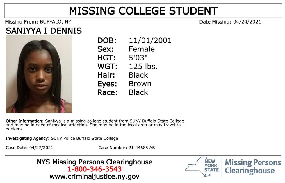 Saniyya Dennis missing