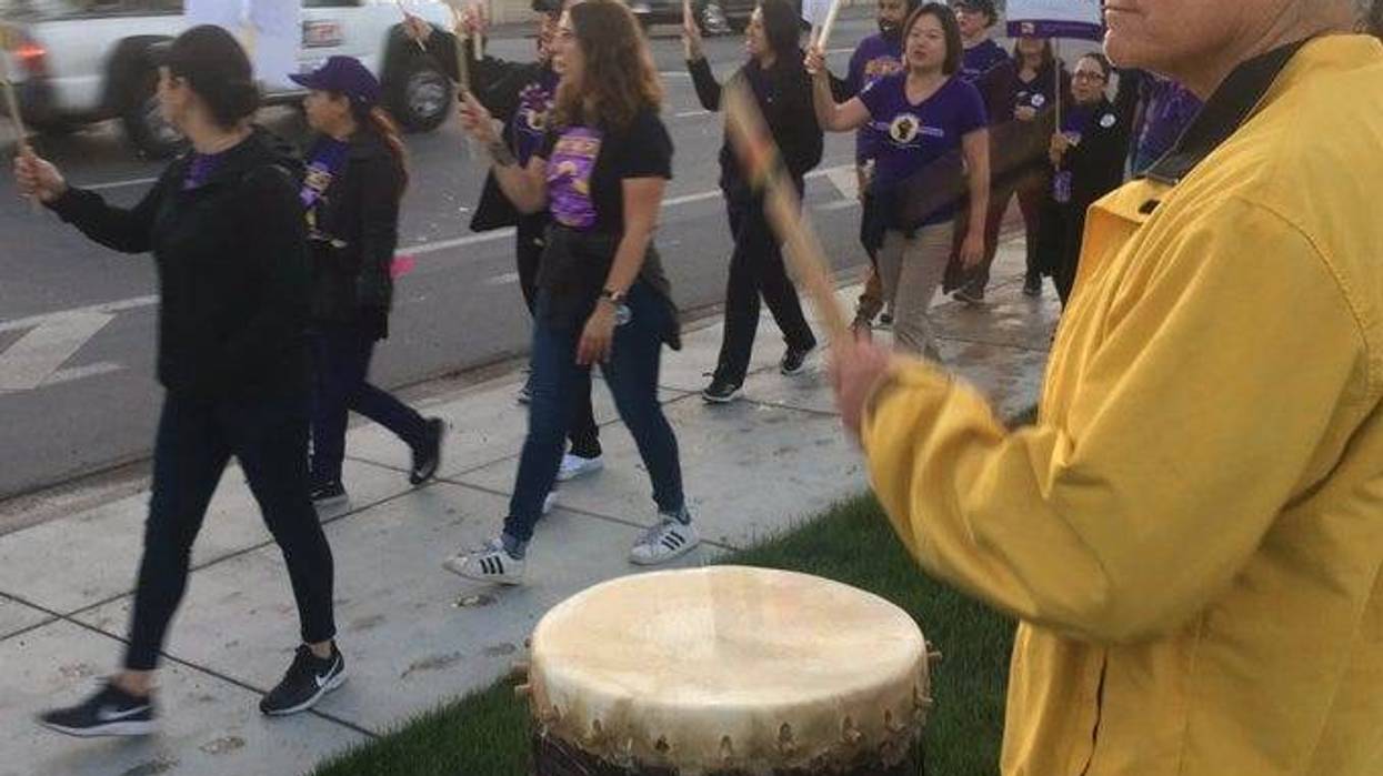 Santa Clara County Workers On Strike