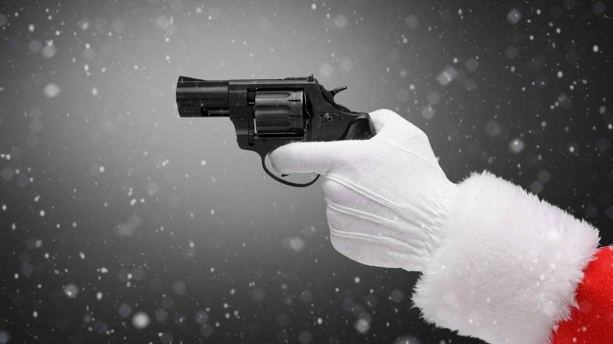 Santa Claus with Gun