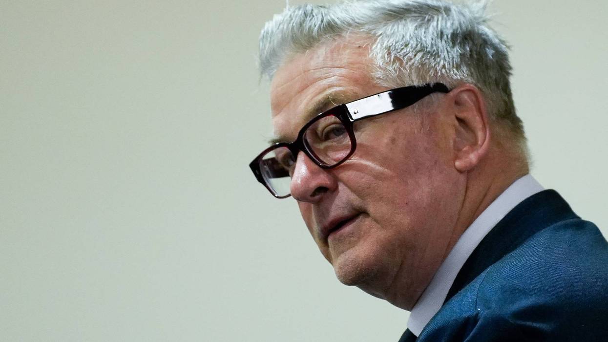 SANTA FE, NEW MEXICO - JULY 11: Alec Baldwin attends his manslaughter trial at First Judicial District Courthouse on July 11, 2024 in Santa Fe, New Mexico. Baldwin is facing a single charge of involuntary manslaughter in the death of cinematographer Halyna Hutchins on the set of the film "Rust".