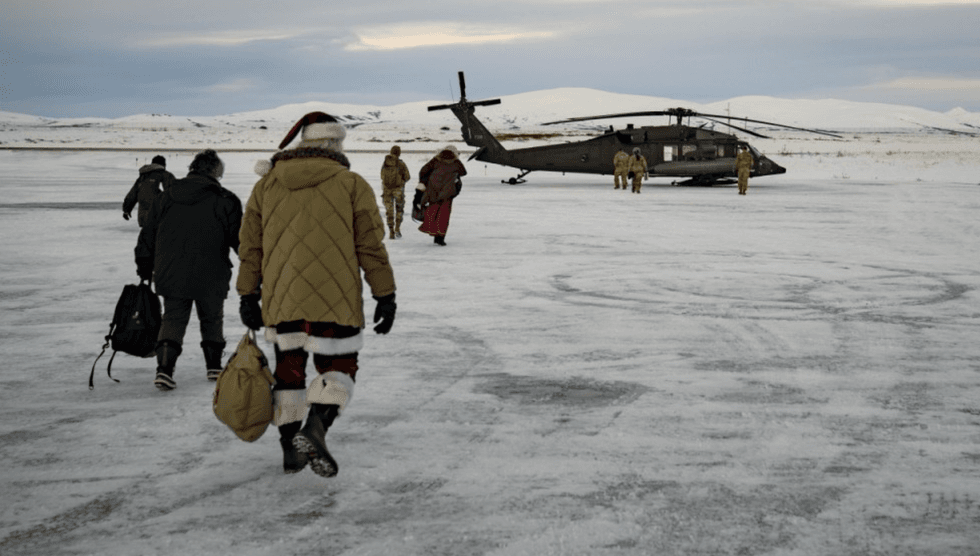 Santa hits the exfil point