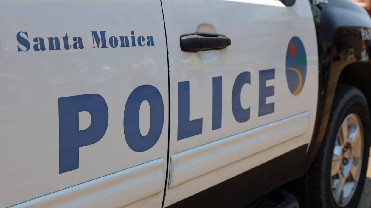 santa monica police car