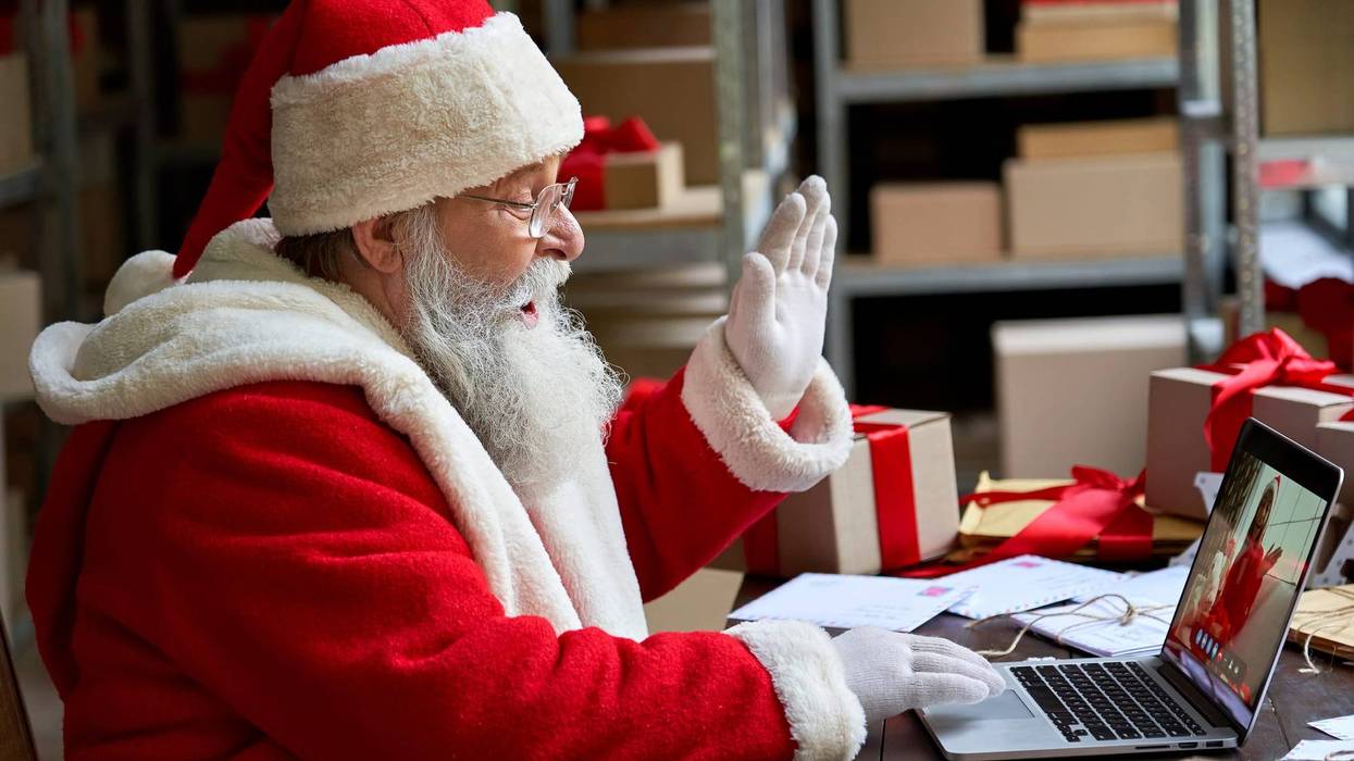Santa on Zoom