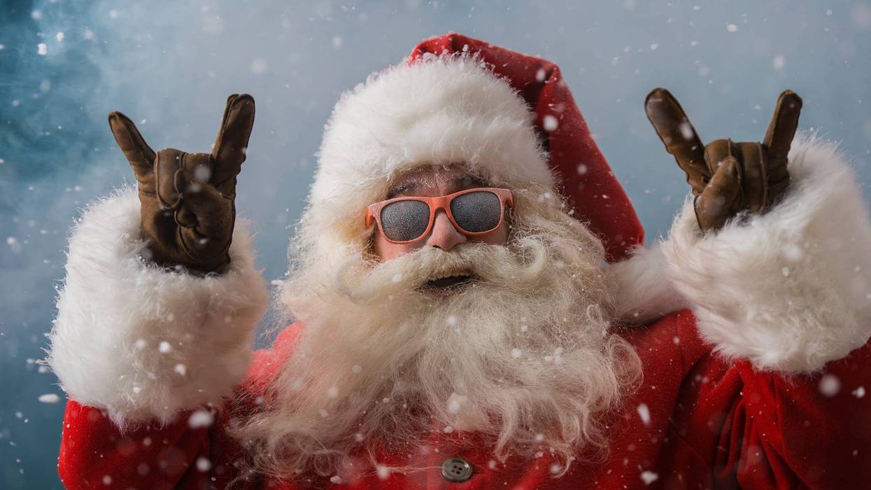 Santa ROCKS!