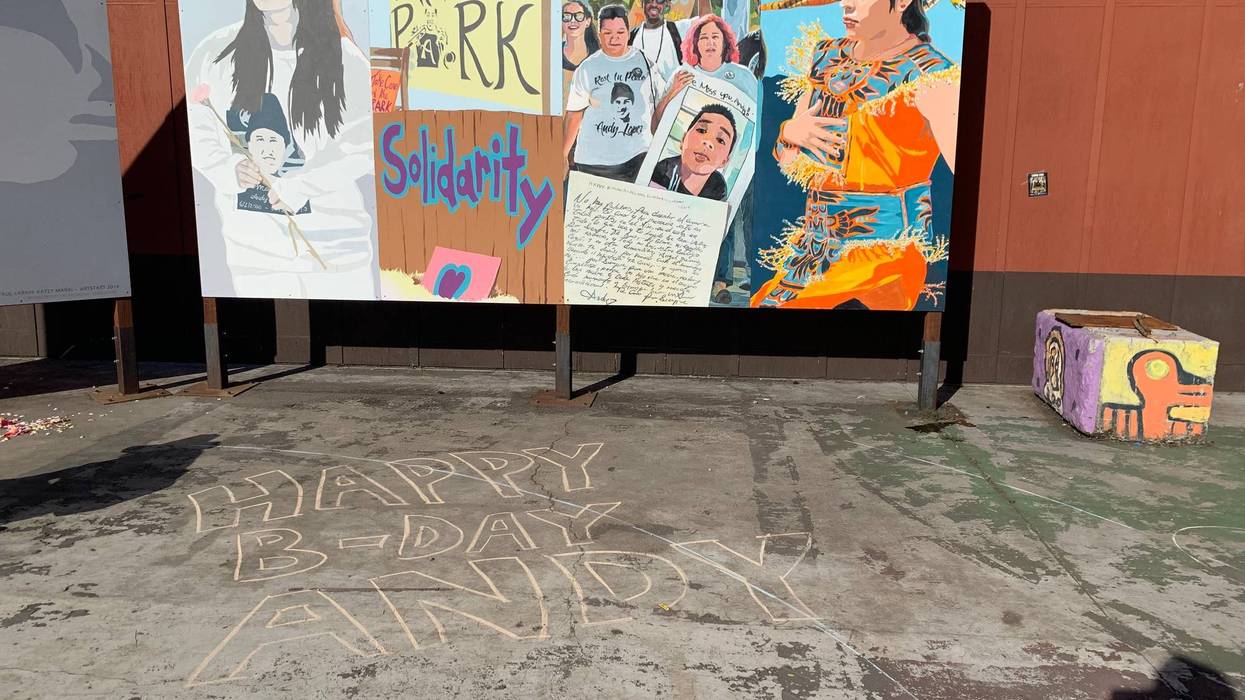 Santa Rosa Vigil for Andy Lopez, who was killed at 13-years-old by Sonoma County Sheriff Deputy in 2013, on June 2, 2020