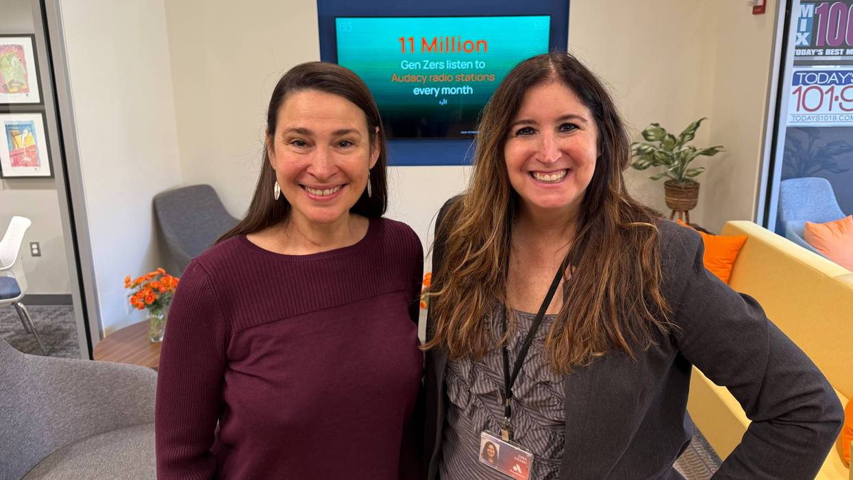Sara Johnson, Co-Founder & COO, CASH Campaign of Maryland with Gina Crash