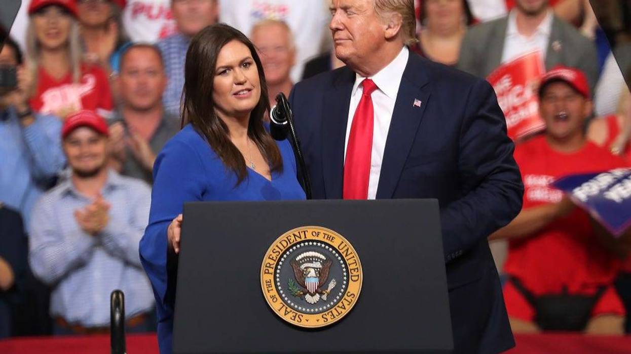 Sarah Huckabee Sanders, Donald Trump