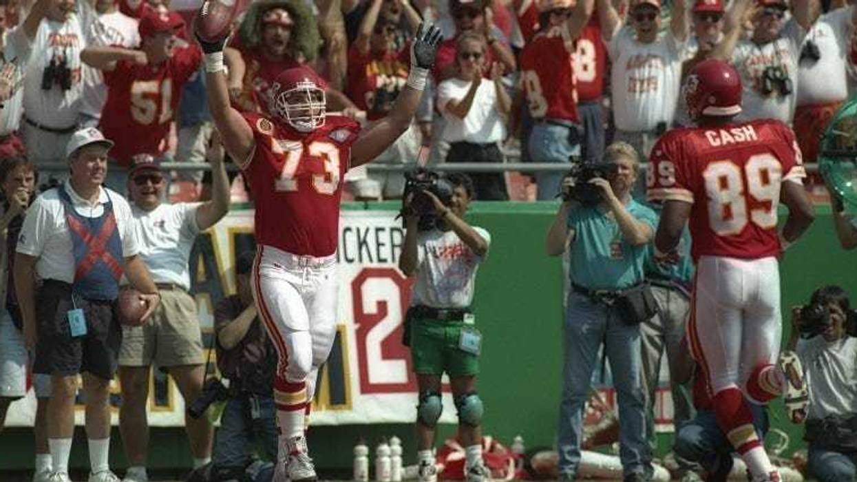 Saying happy birthday to a Kansas City Chief