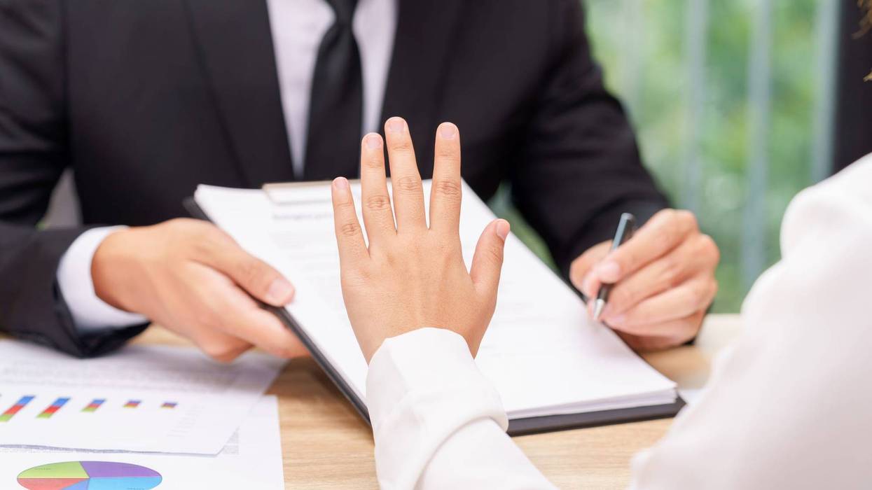 Saying no to job