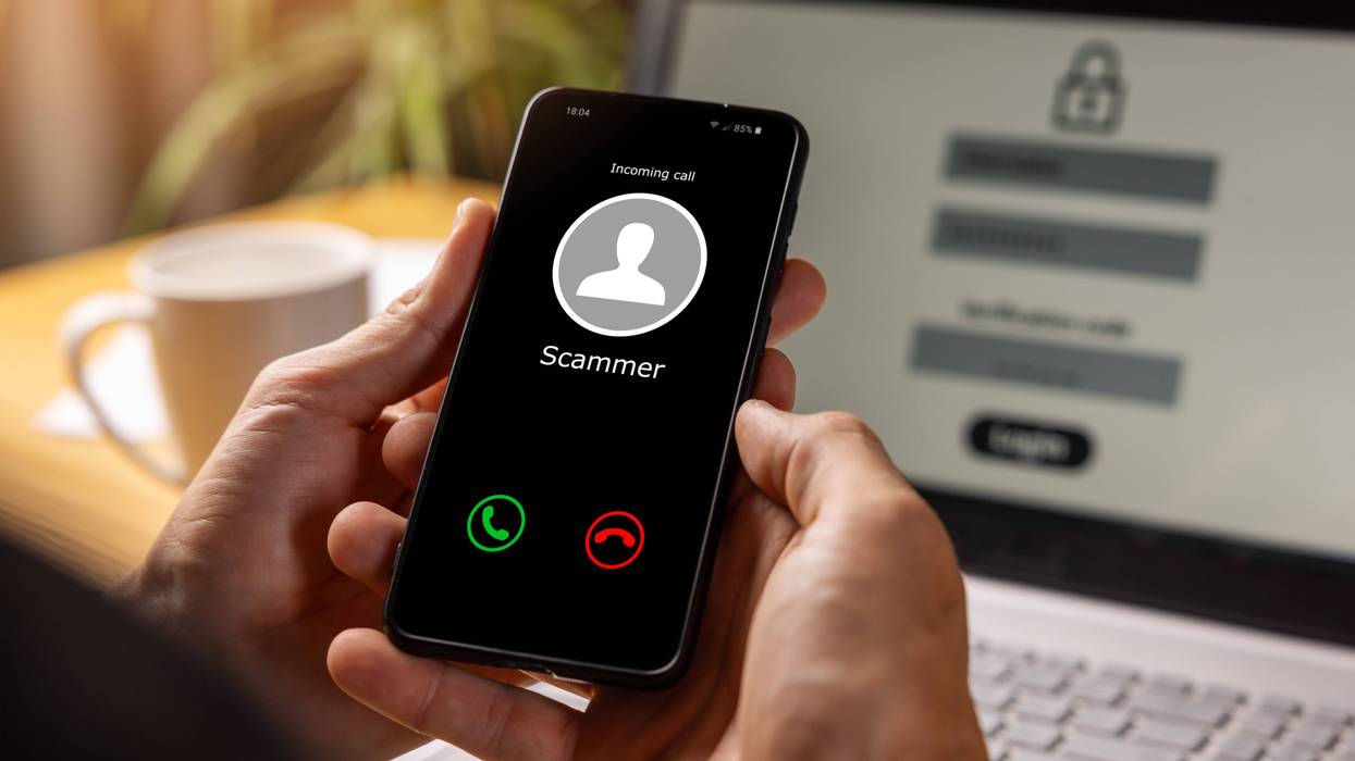 Scammer call