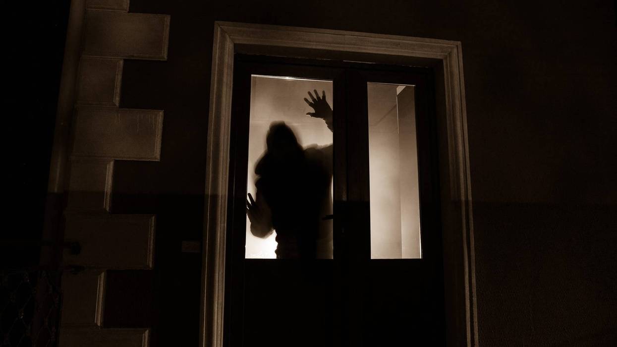 Scary Image In A Window