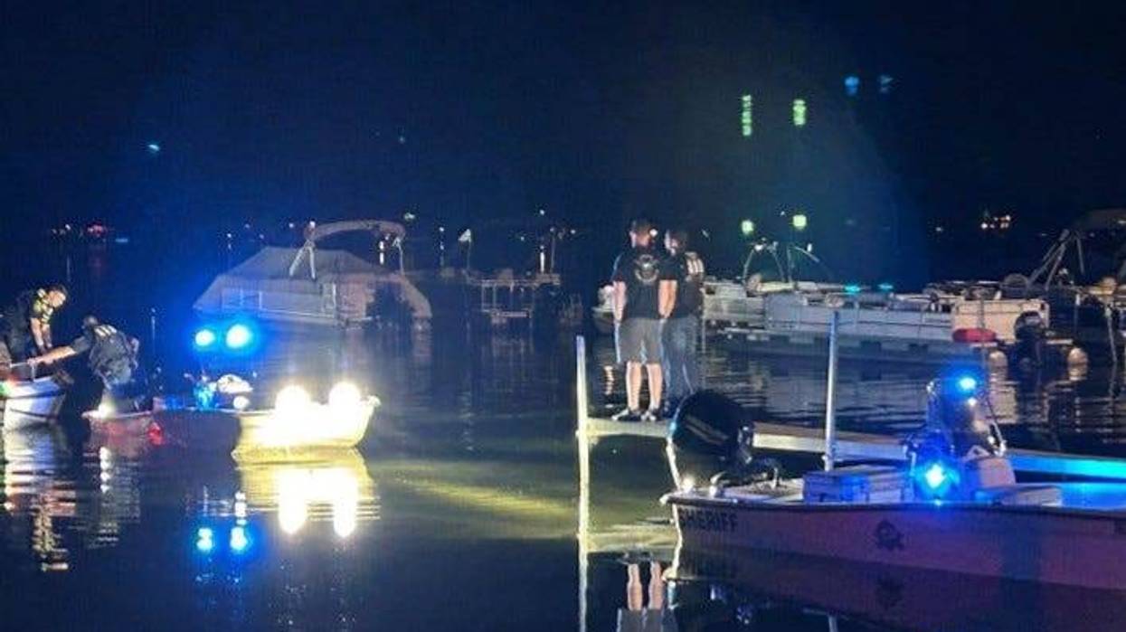 Scene of a boating incident on Elizabeth Lake