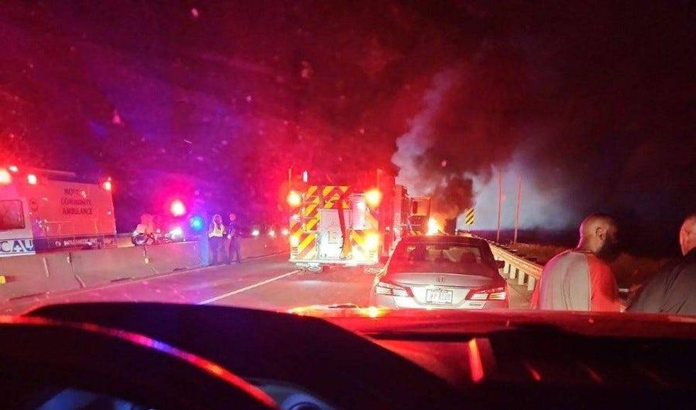 scene of deadly I-75 crash