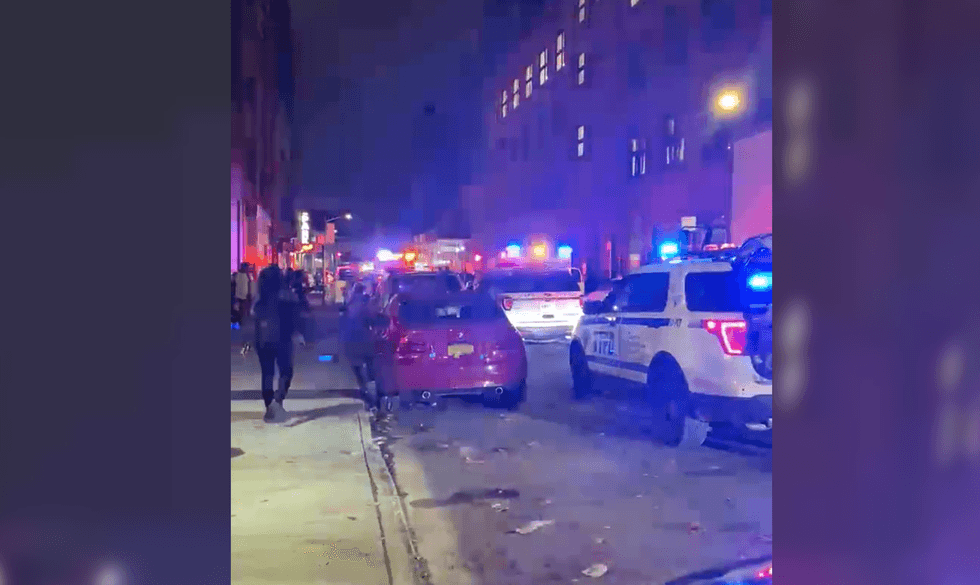 Scene of fatal shooting in Chelsea Saturday night.