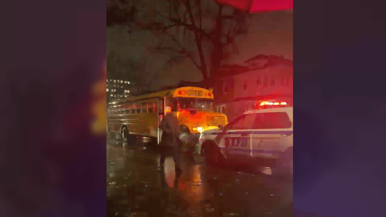 Scene of hit-and-run crash that injured mother and four children in Brooklyn