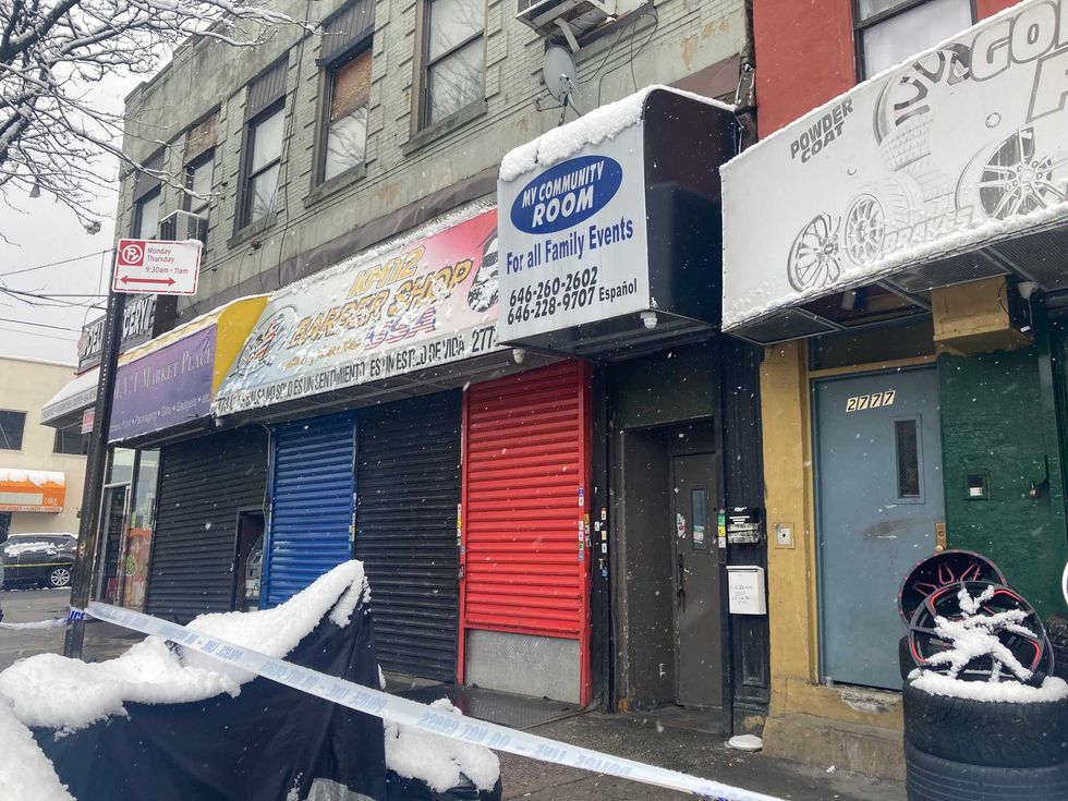 Scene of the Bronx shooting