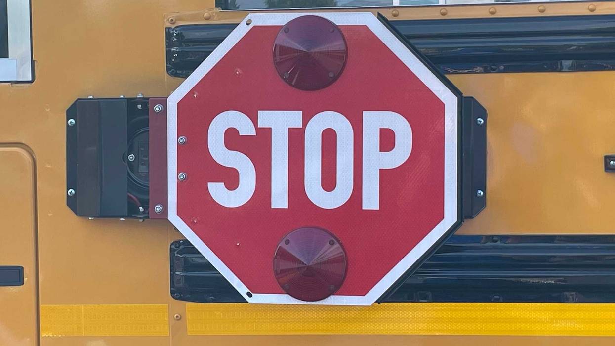 School bus sign