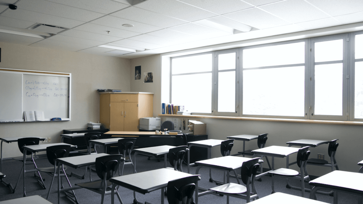 school classroom empty