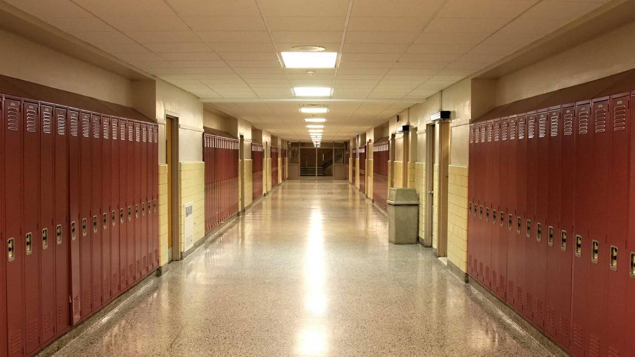 School hallway