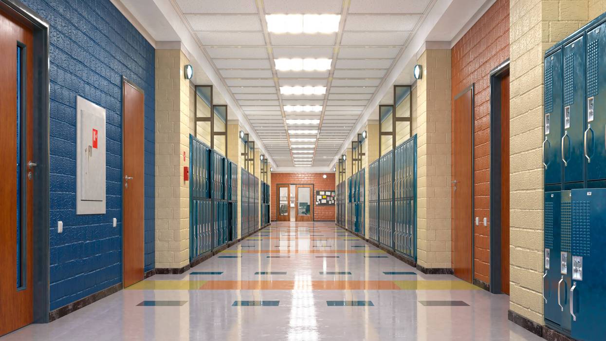 School hallway