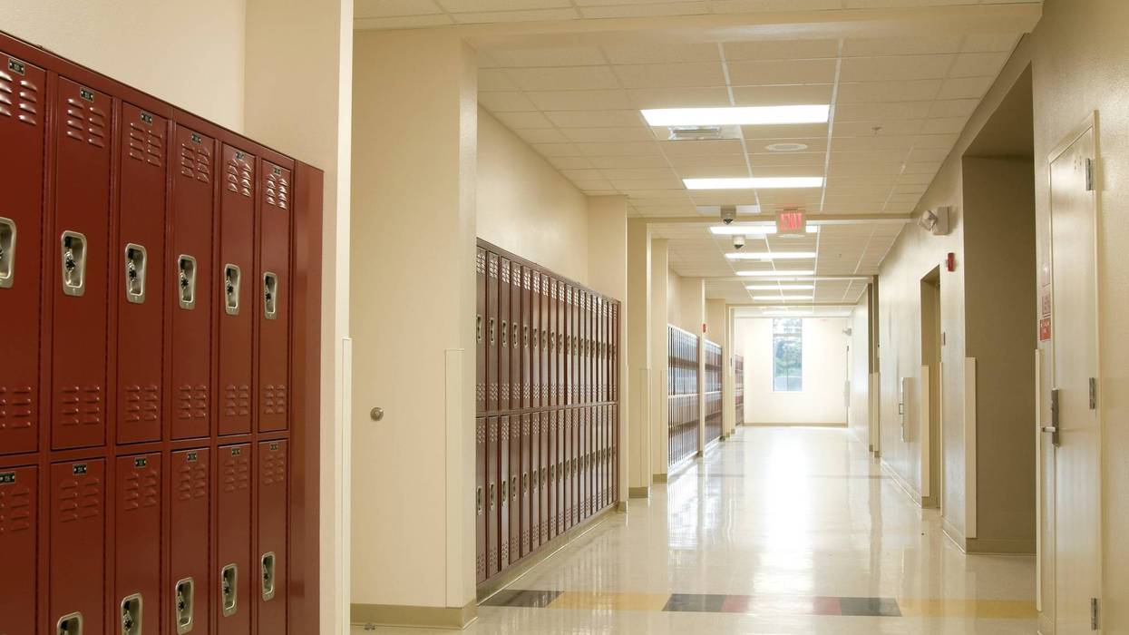School hallway