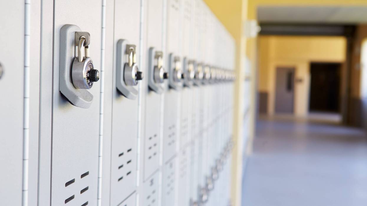 school hallways lockers