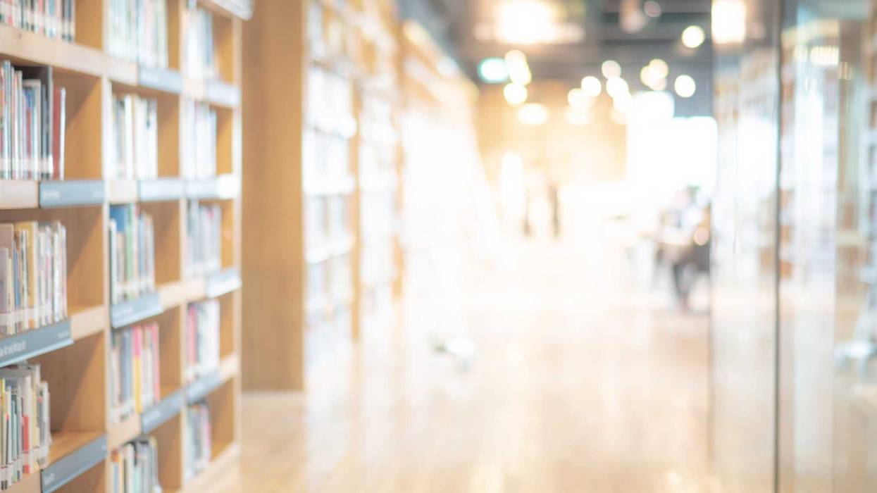 School library stock photo.
