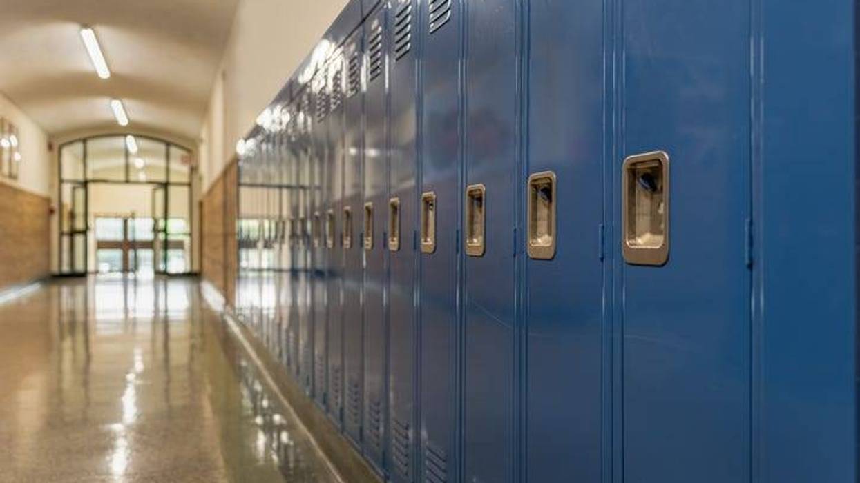 school lockers hallway