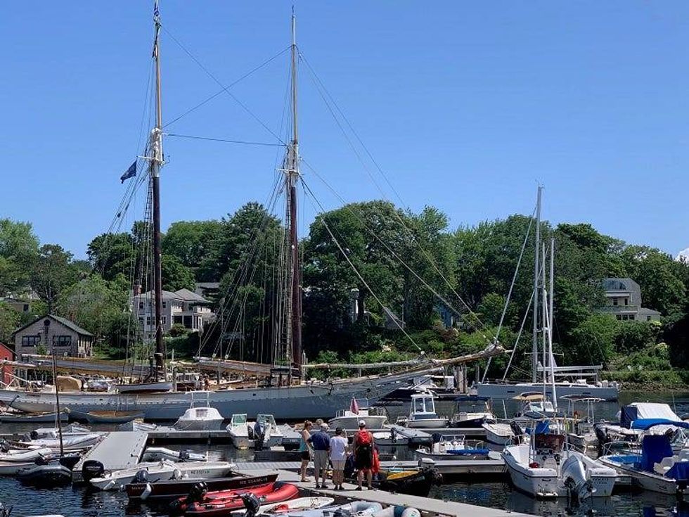 Schooner in Camden